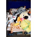 BOX CONTAINING SOFT TOYS