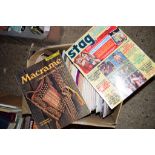 BOX OF MAINLY MAGAZINES, SEWING INTEREST