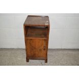 SMALL BEDSIDE CABINET, WIDTH APPROX 36CM