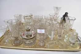 TRAY CONTAINING GLASS WARES