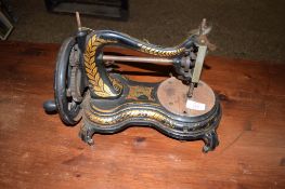 HAND OPERATED SEWING MACHINE, LENGTH APPROX 35CM