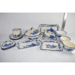 BOX CONTAINING ROYAL DOULTON NORFOLK WARES INCLUDING TUREEN AND COVER, SIDE PLATES, SERVING