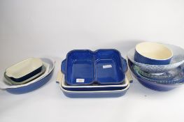 QUANTITY OF CERAMIC SERVING DISHES BY DENBY