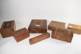 QUANTITY OF WOODEN BOXES