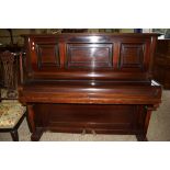 VINTAGE UPRIGHT PIANO BY THE HARPER PIANO CO LTD, LONDON