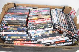 BOX CONTAINING DVDS