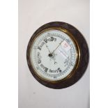 LARGE BAROMETER IN WOODEN FRAME