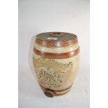 OLD STONEWARE BARREL