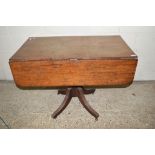 19TH CENTURY MAHOGANY PEMBROKE TABLE, LENGTH APPROX 101CM