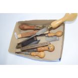 BOX CONTAINING WOOD WORKING TOOLS