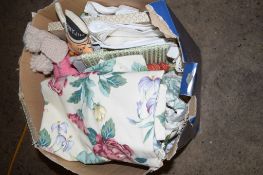 BOX CONTAINING CURTAIN FABRICS