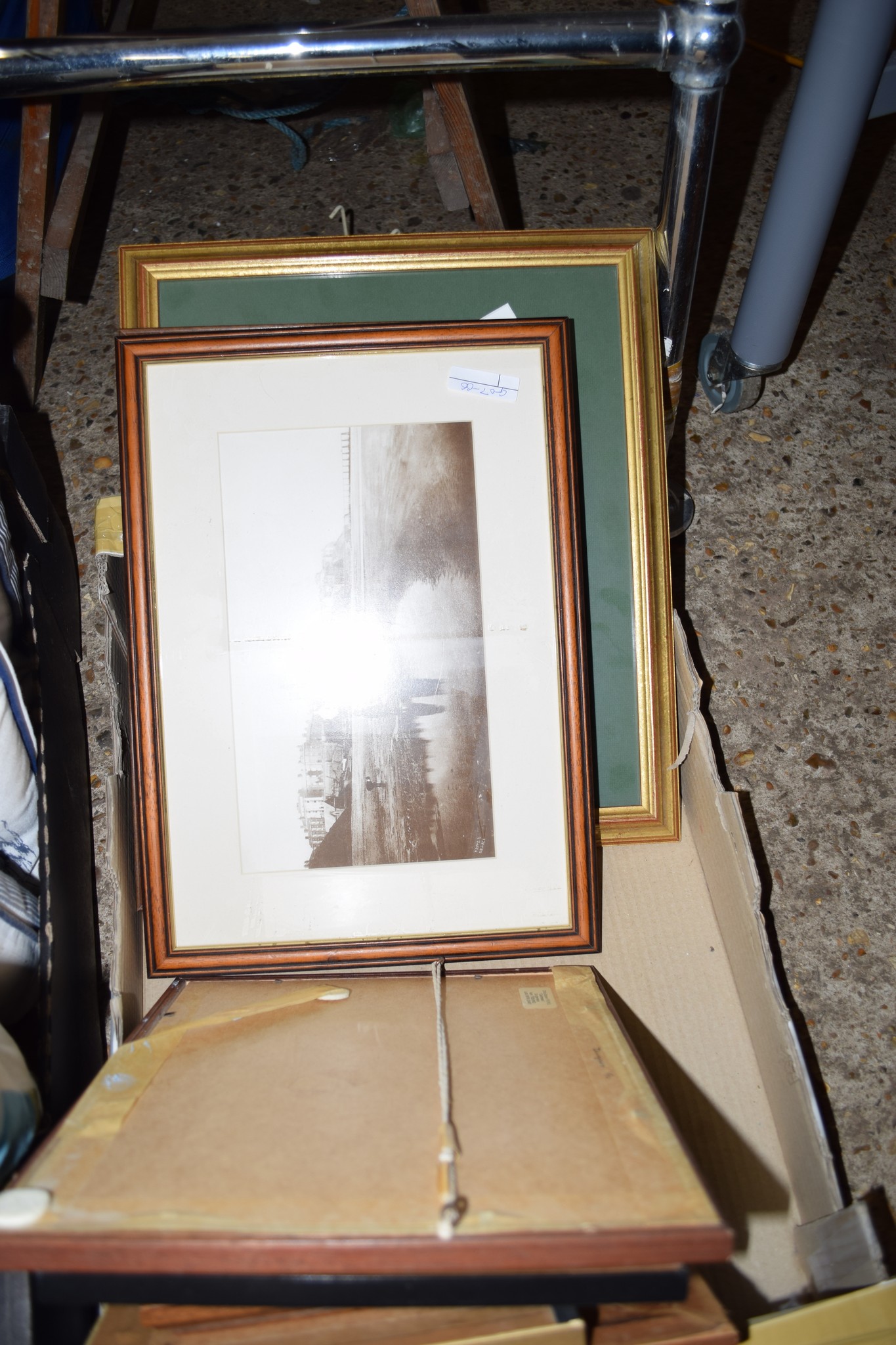 BOXED SET MAINLY CONTAINING PRINTS IN WOODEN FRAMES - Image 3 of 3