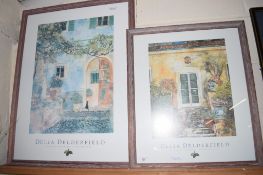 PAIR OF PRINTS BY DELIA DELDERFIELD