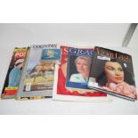BOOK ON VIVIENNE LEIGH, OTHER ROYAL MEMORABILIA, COPIES OF COUNTRY LIFE ETC