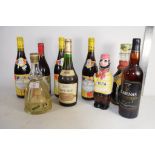 BOTTLES OF WINE, BEAUJOLAIS NOUVEAU ETC