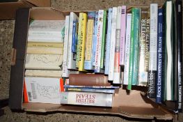 BOX CONTAINING BOOKS, ONE ON JOHN LENNON, BEATRIX POTTER ETC