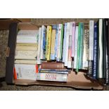 BOX CONTAINING BOOKS, ONE ON JOHN LENNON, BEATRIX POTTER ETC