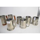 PEWTER TANKARDS