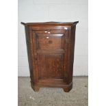 OAK CORNER CUPBOARD, WIDTH APPROX 80CM MAX