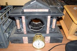 SLATE CLOCK CASE