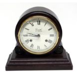 Wooden mantel clock by Committi of London