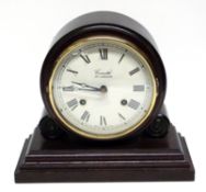 Wooden mantel clock by Committi of London