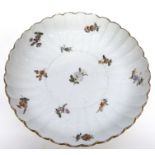 Meissen dish decorated with floral sprays in Marcolini style, 19cm diam