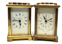 Two carriage clocks, by Bayard, (2)