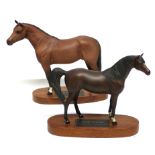 Beswick Connoisseur model of a stallion "Arab Xayal", together with a further Beswick Connoisseur