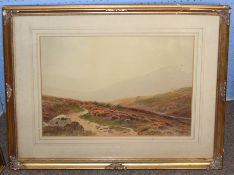 Charles Hannaford, "Above Tavey Cleave, Dartmoor", watercolour, signed lower left, 31 x 41cm