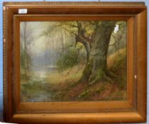 Thomas Tayler Ireland, Wooded landscape, watercolour, signed lower right, 33 x 51cm