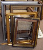 Group of six 20th century and other picture frames, assorted sizes (6)