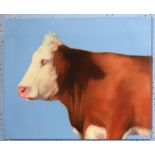 Luke Morgan, Hereford Cross II, oil on canvas, signed and dated 2004 verso, 40 x 51cm