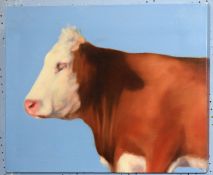 Luke Morgan, Hereford Cross II, oil on canvas, signed and dated 2004 verso, 40 x 51cm