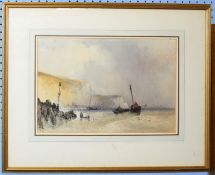 William Callow, Seascape, watercolour, signed lower left, 23 x 33cm. Provenance: The Manning