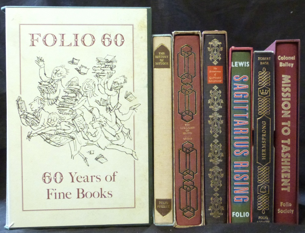Folio Society: 15 titles, 8 in slip-cases