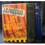 J B PRIESTLEY: 4 titles: FARAWAY, London, William Heinemann, 1932, 2nd edition, original cloth