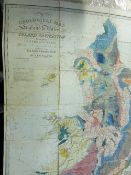 J C WALKER: A GEOLOGICAL MAP OF ENGLAND AND WALES SHOWING ALSO THE INLAND NAVIGATION BY MEANS OF