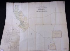 RICHARD BARNES OF LOWESTOFT: A MAP OF AN ESTATE IN THE PARISH OF HECKINGHAM IN THE COUNTY OF