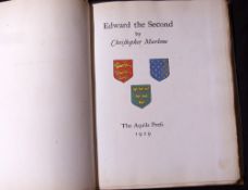 CHRISTOPHER MARLOWE: EDWARD THE SECOND, Kensington Aquila Press, 1929, (500) (450) numbered (132),