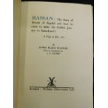 JAMES ELROY FLECKER: HASSAN..., London, William Heinemann, 1923, (380) (350) numbered (116),