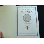 VIKTOR BALCK: MINNEN, Stockholm, Albert Bonniers, 1929, 1st edition, 2 vols in one, crushed green