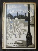 JOHN HENRY MACARTNEY ABBOTT: LETTERS FROM QUEER STREET, London, Adam & Charles Black, 1908, 1st