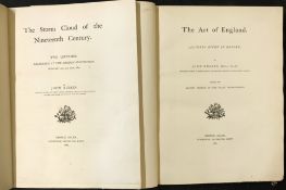 JOHN RUSKIN: 2 titles: THE ART OF ENGLAND, LECTURES GIVEN IN OXFORD, Orpington, Kent, George