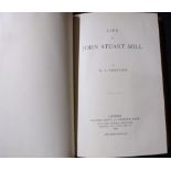 WILLIAM LEONARD COURTNEY: LIFE OF JOHN STUART MILL, London, Walter Scott, New York, Thomas