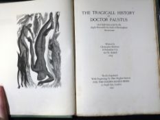 CHRISTOPHER MARLOWE: THE TRAGICALL HISTORY OF DOCTOR FAUSTUS, ill Blair Hughes-Stanton, London,