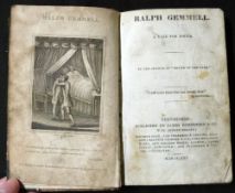 [ROBERT POLLOK]: RALPH GEMMELL, A TALE FOR YOUTH, Edinburgh, James Robertson, 1825, 1st edition,