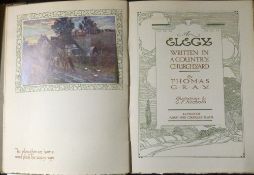 THOMAS GRAY: AN ELEGY WRITTEN IN A COUNTRY CHURCHYARD, ill George F Nicholls, London, Adam & Charles