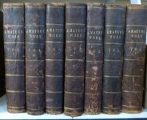 [FRANCIS CHILTON YOUNG] (ED): AMATEUR WORK ILLUSTRATED, London, Ward Lock, circa 1884-90, vols 1-