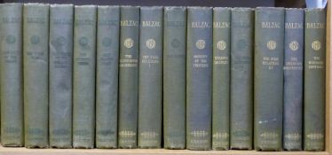 HONORE DE BALZAC: WORKS, London, The Caxton Publishing Co [1896-99], 14 vols, original cloth gilt,